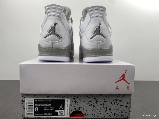 4 (2021) Jordan Oreo CT8527-100 White Retro 0630